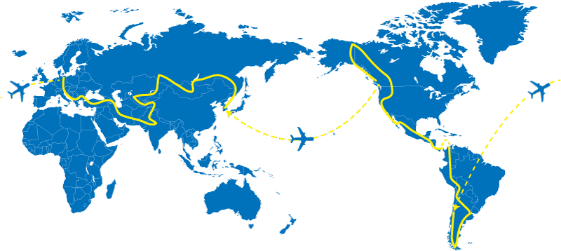 route of trip